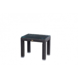 Rattanmöbel Beistelltisch mit Glas Lord Lounge