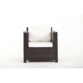 Rattanmöbel Sessel schwarz Dallas