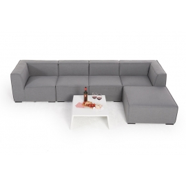 Sunbrella fabric Outdoor Lounge grau