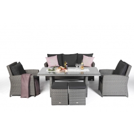 Wilma Rattan Lounge Dining