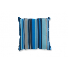 Zierkissen blue stripes für Rattanmöbel
