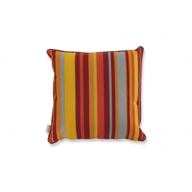 Zierkissen orange stripes für Rattan Gartenmöbel